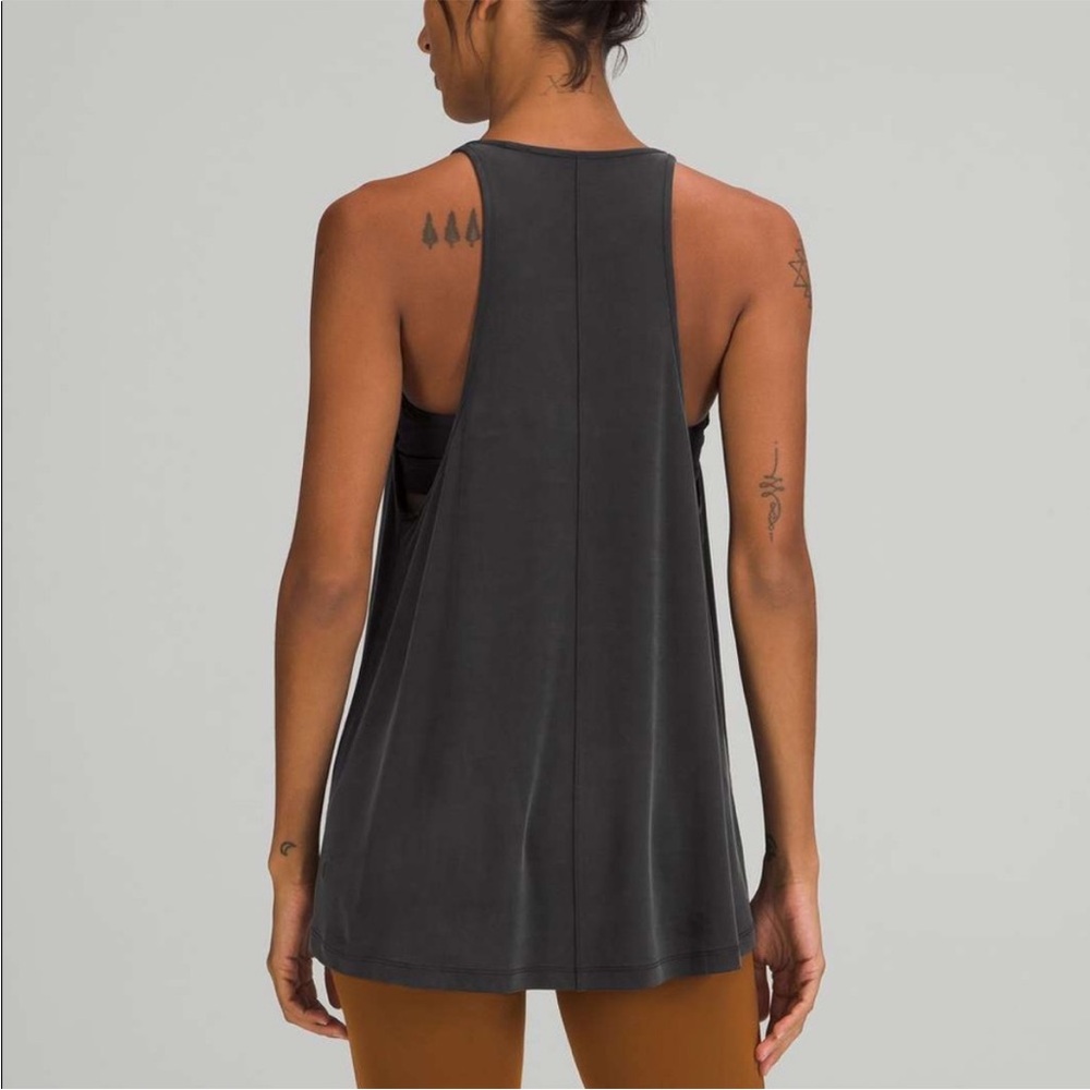 Lululemon High Neck Racerback Tank Size 4 - Picture 2 of 6